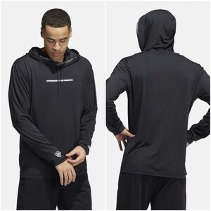 Adidas Hooded Pullover Sweatshirt Basketball Donovan Mitchell 2XL Black